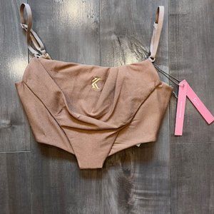 Elegant Tan Women's Top